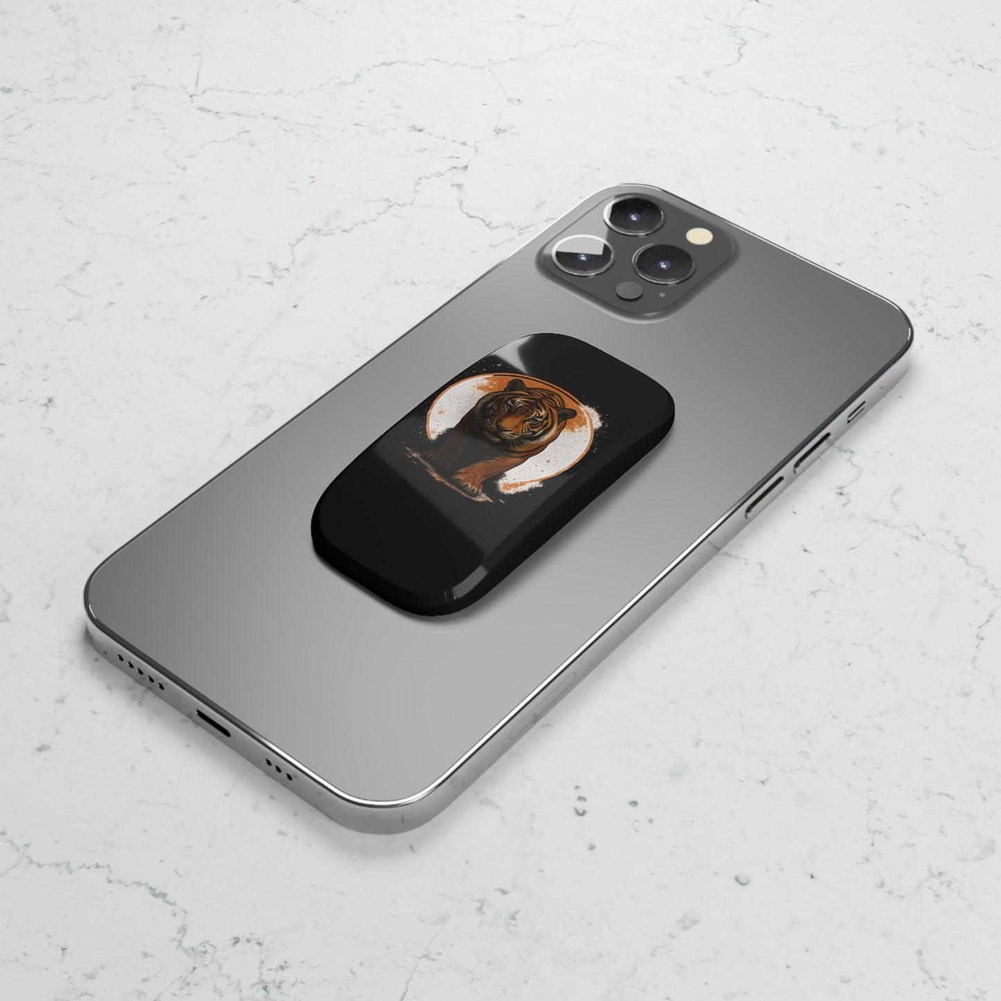 Tiger Phone Grip - Click-On Style for Easy Handling & Support