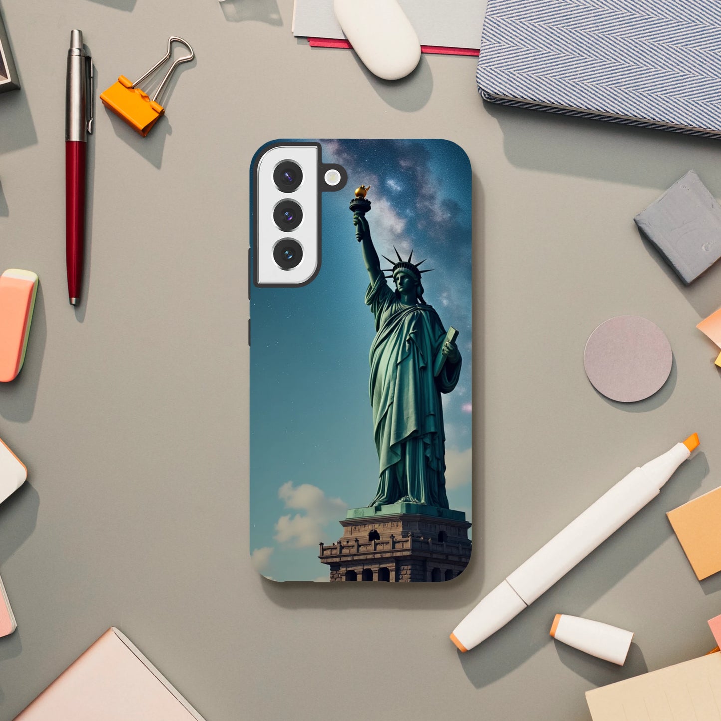Luz Eterna sobre la Tierra - Funda Dura Versión Samsung