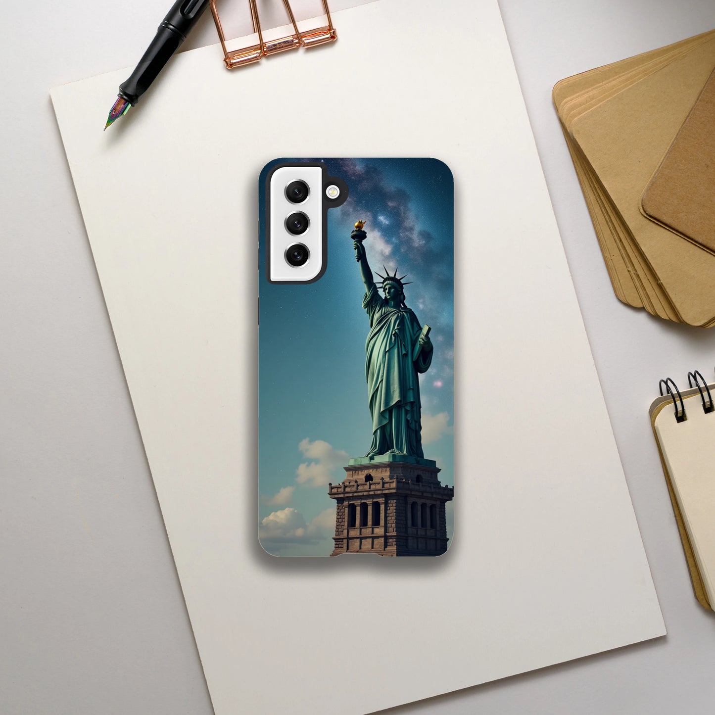 Luz Eterna sobre la Tierra - Funda Dura Versión Samsung