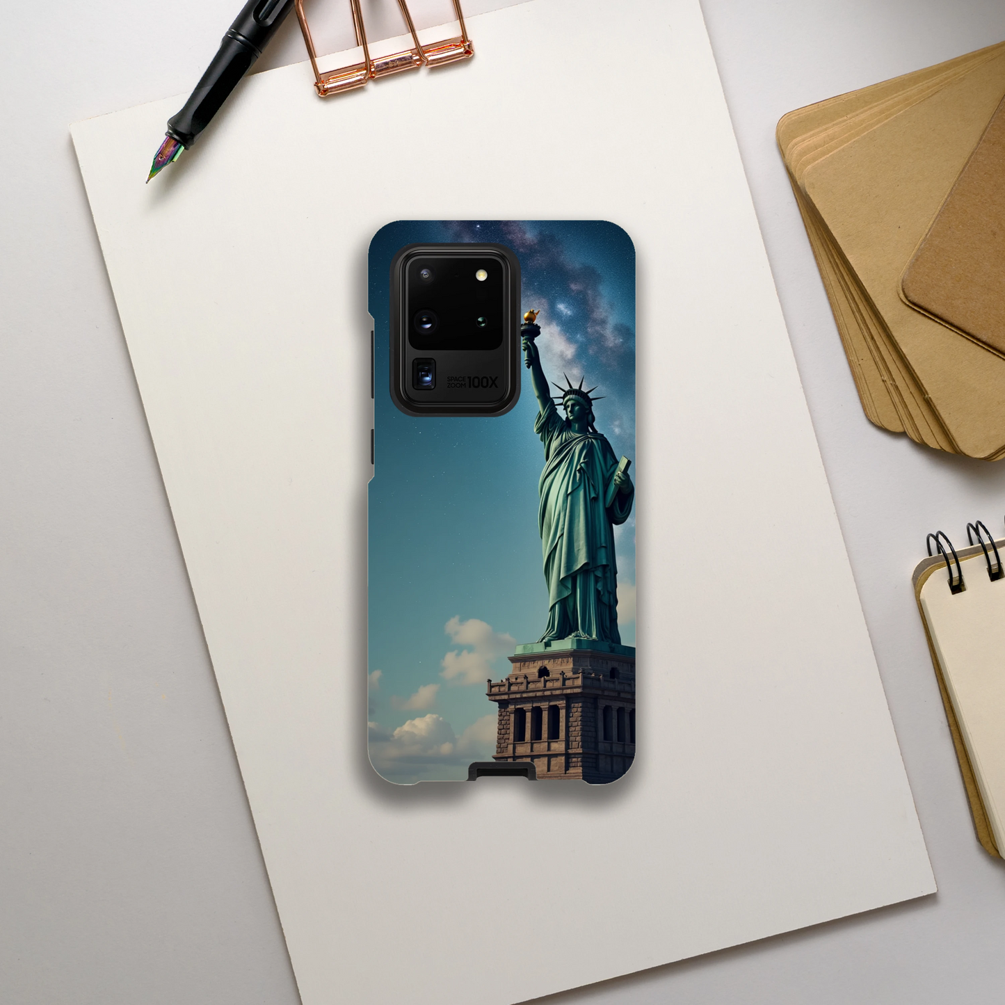 Luz Eterna sobre la Tierra - Funda Dura Versión Samsung