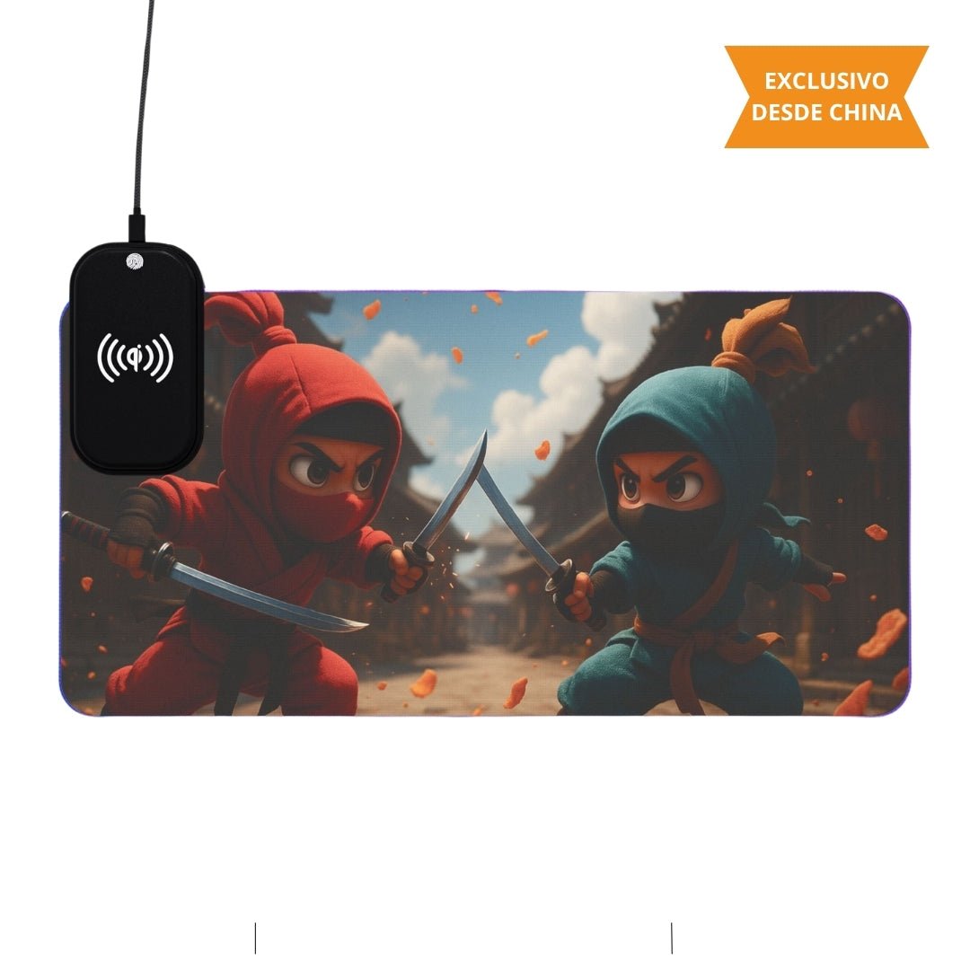 Modo Gaming con LED + Cargador Inalámbrico