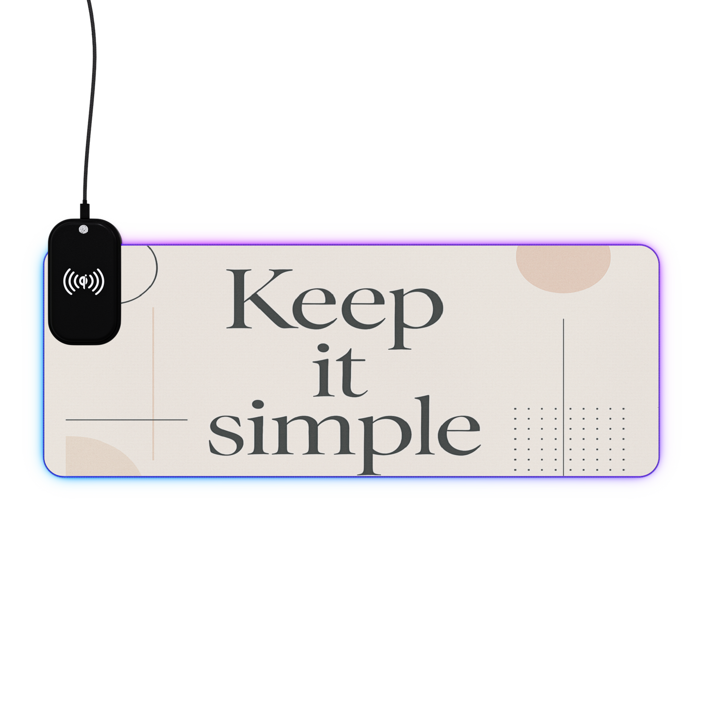 Keep It Simple - Modo Gaming con LED+ Cargador Inalámbrico