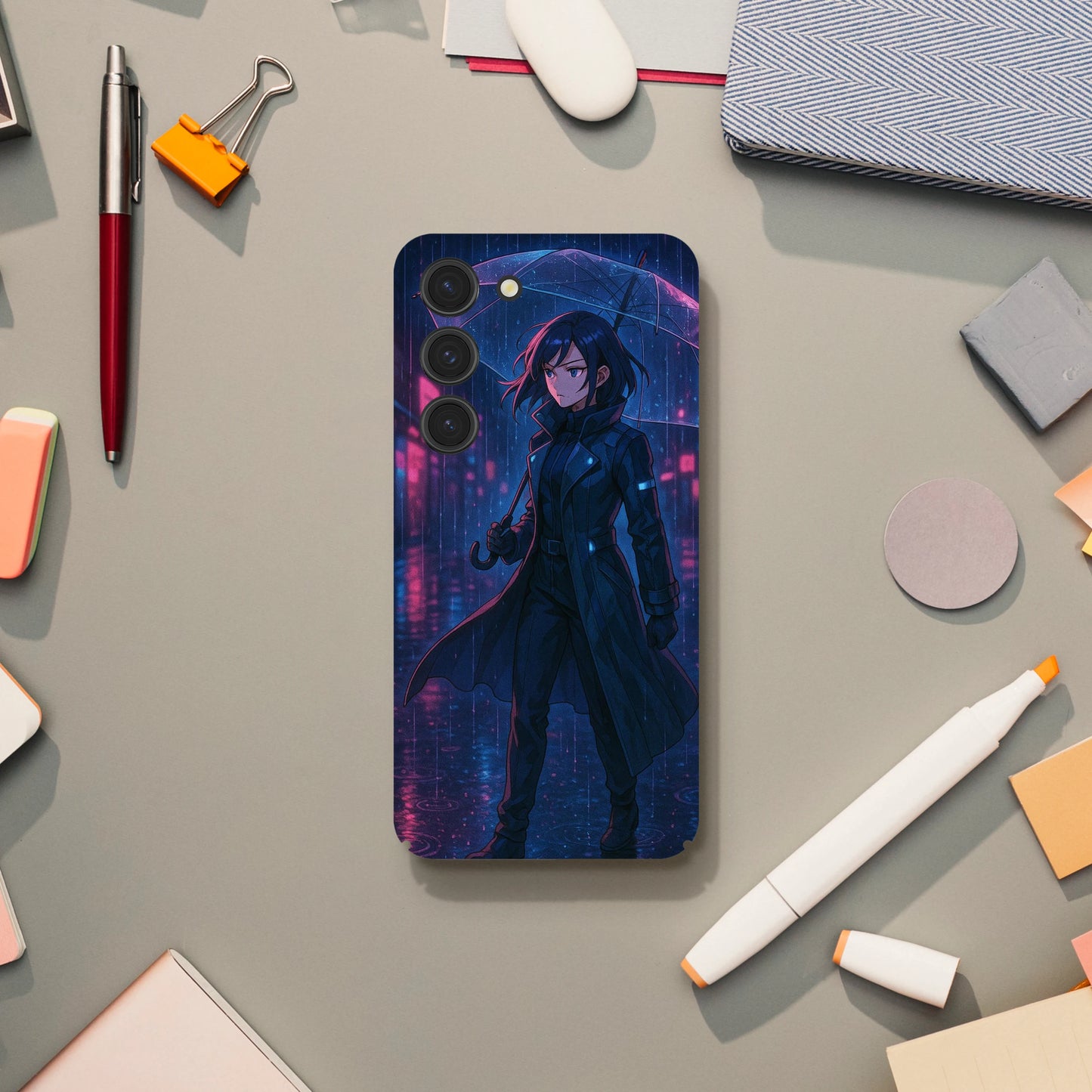 Bajo Lluvia Táctica - Funda Fina Versión Samsung