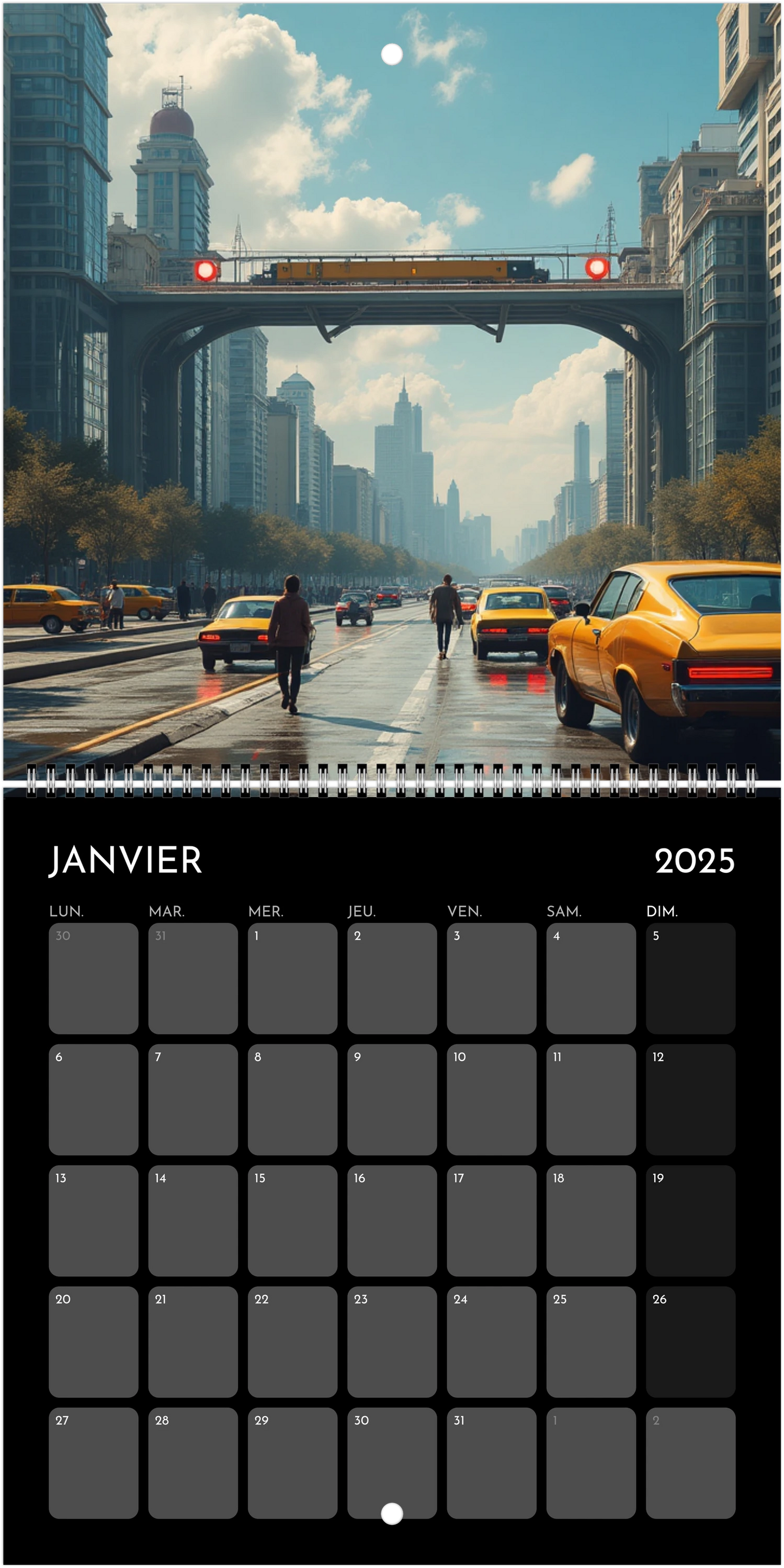 Trazos del Mundo - Calendario de Pared 2025