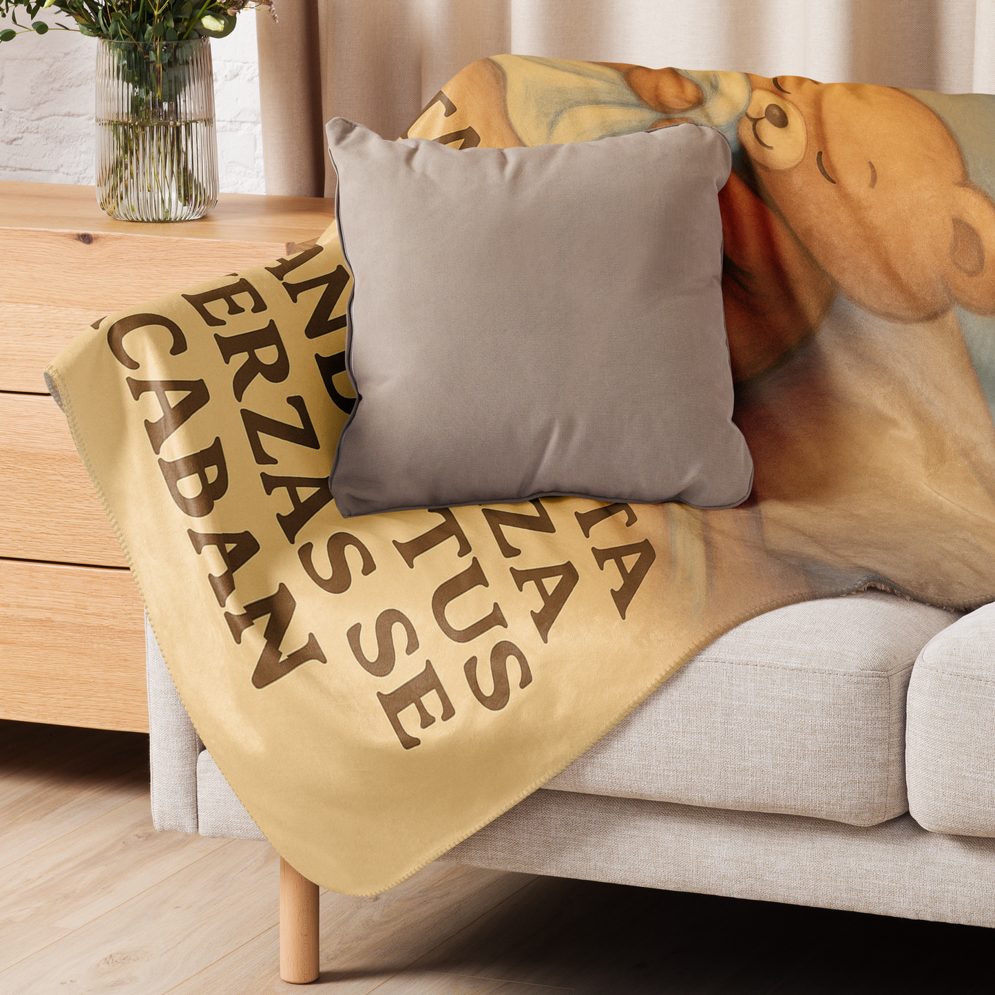 This Blanket Hugs You When Your Strength Fails - Premium Fleece Blanket for the True Cold