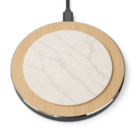 Marble Aura - Wireless Fast Charging Charger with LED 