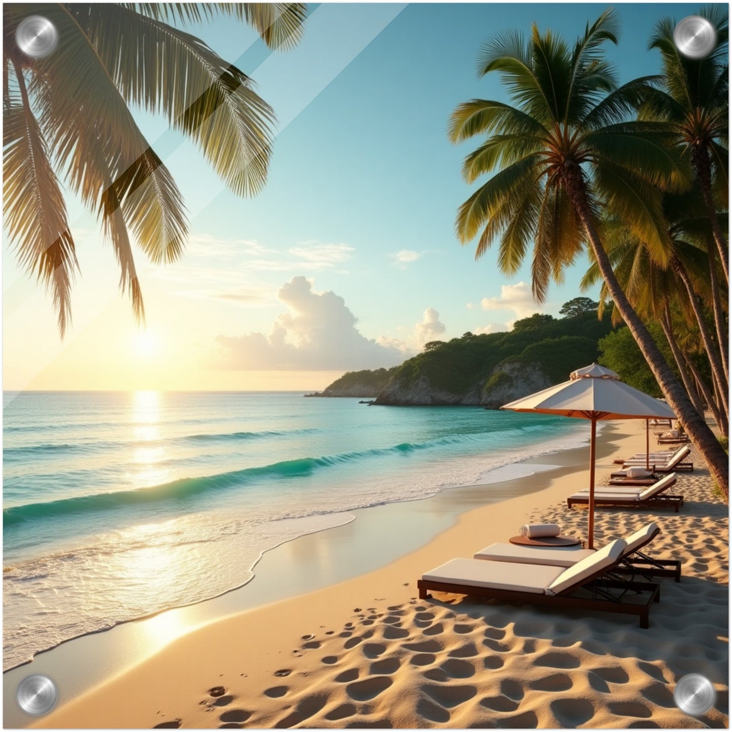 Warm Tranquility on the Shore 