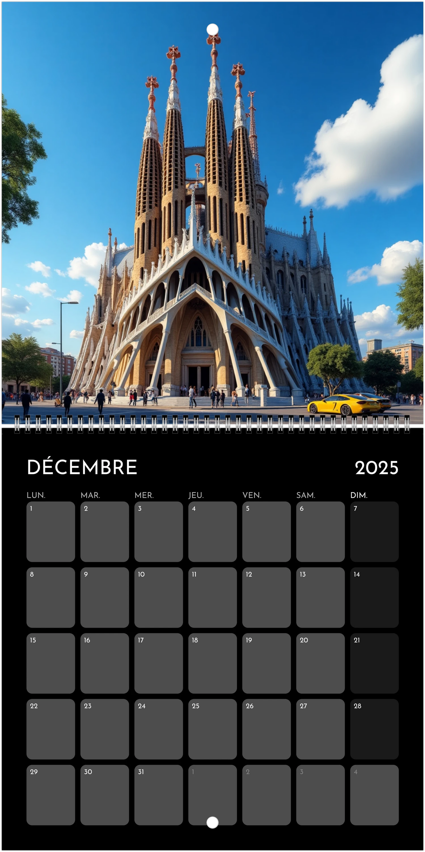 Trazos del Mundo - Calendario de Pared 2025