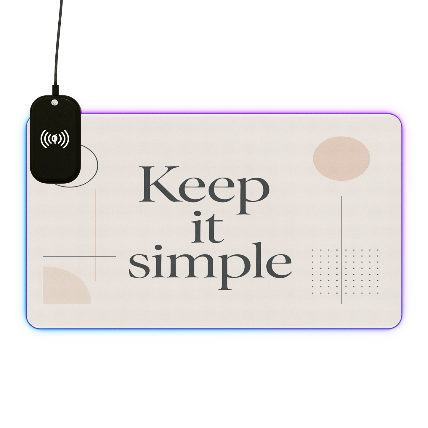 Keep It Simple - Modo Gaming con LED+ Cargador Inalámbrico