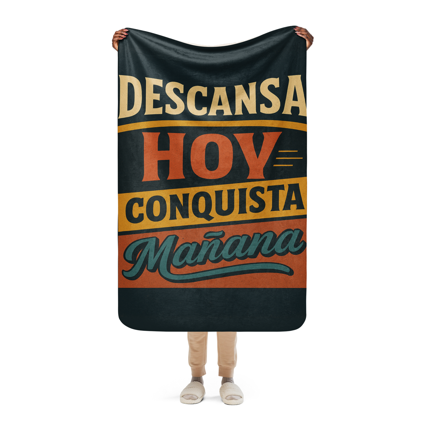 Descansa Hoy, Conquista Mañana - Manta Polar Premium para el Verdadero Frío