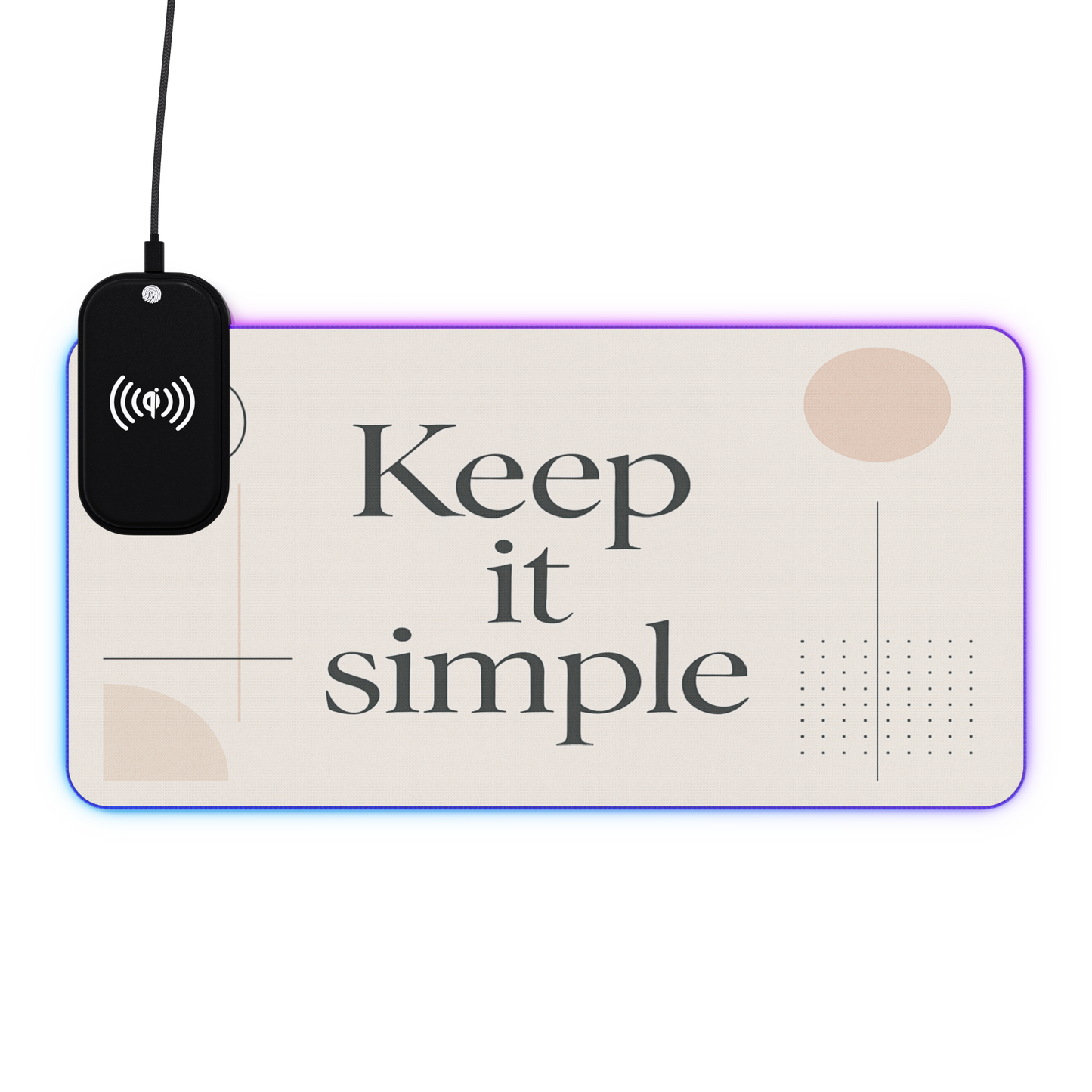 Keep It Simple - Modo Gaming con LED+ Cargador Inalámbrico