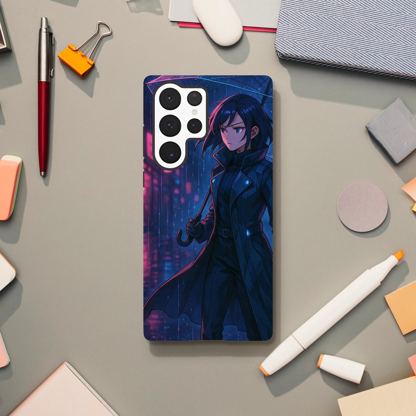Bajo Lluvia Táctica- Funda Dura Versión Samsung