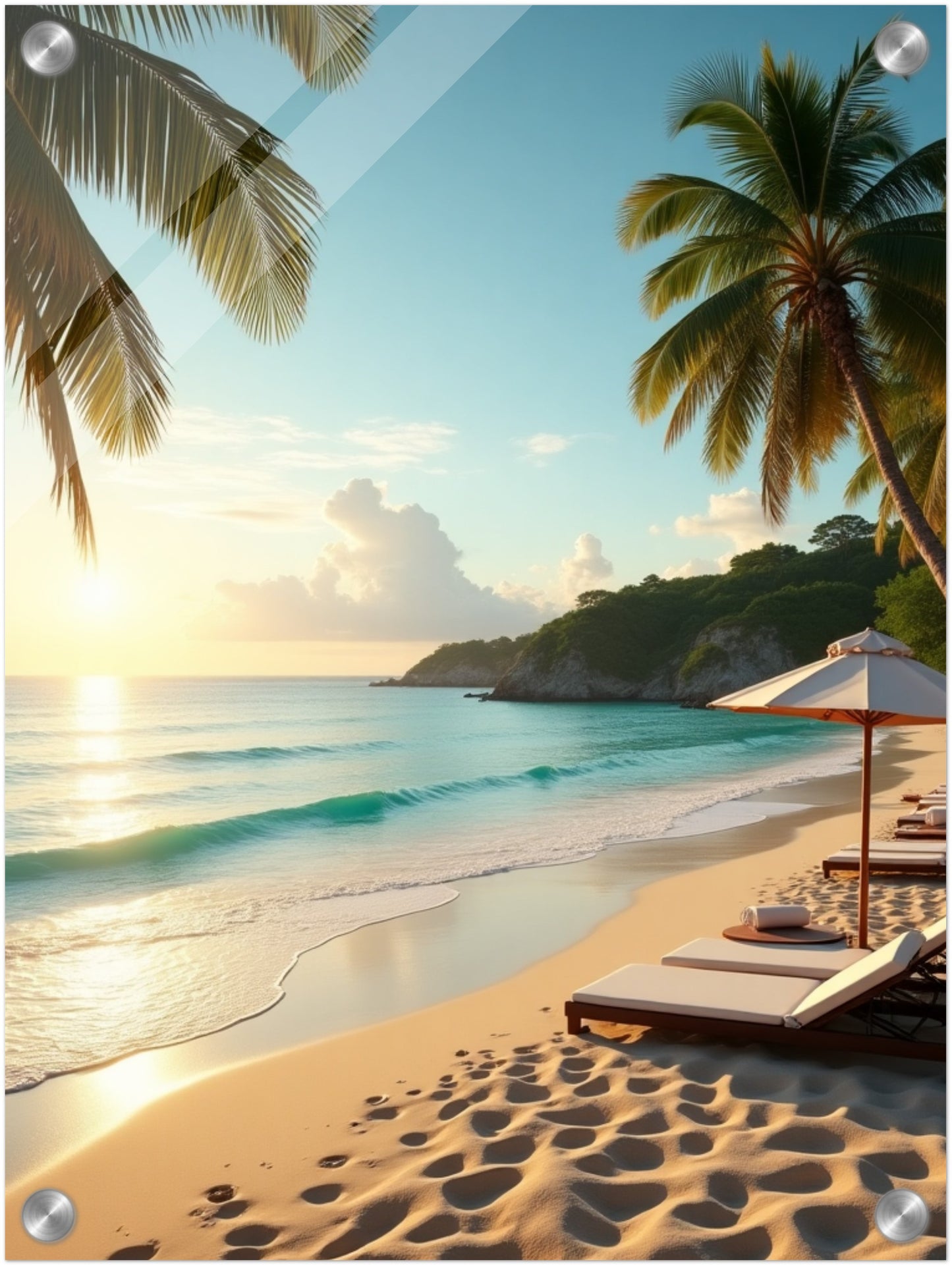 Warm Tranquility on the Shore 