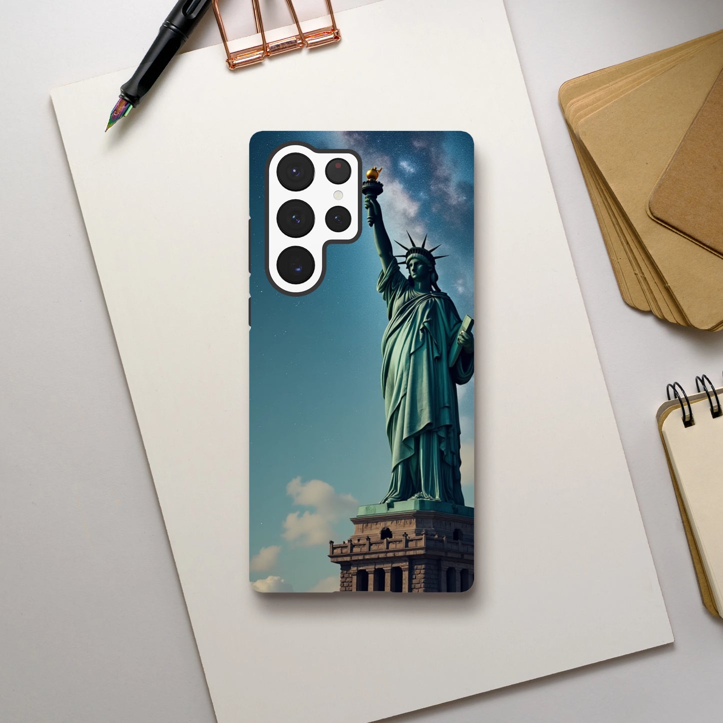Luz Eterna sobre la Tierra  - Funda Dura Versión Samsung