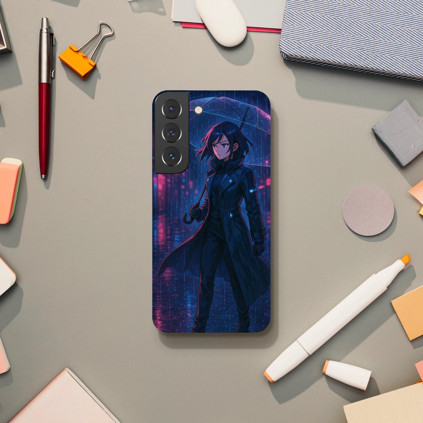 Bajo Lluvia Táctica - Funda Fina Versión Samsung