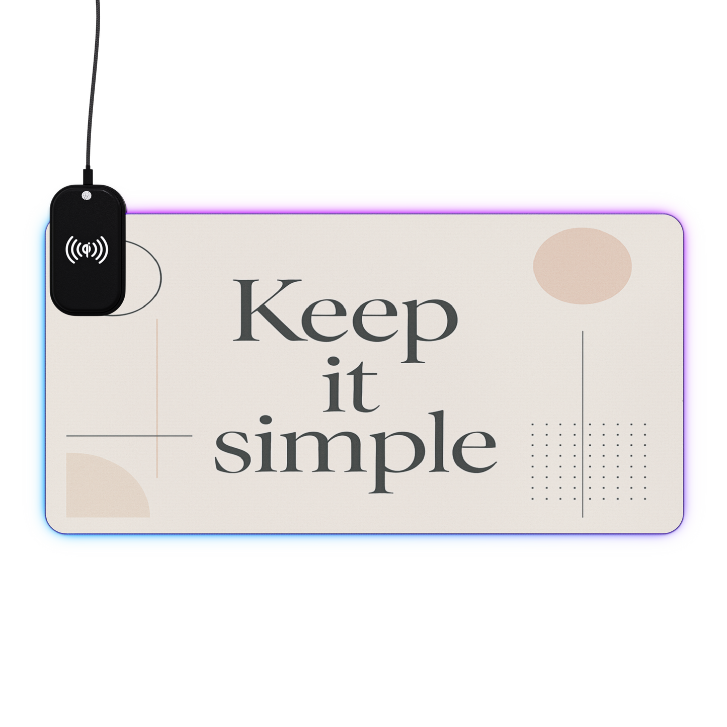 Keep It Simple - Modo Gaming con LED+ Cargador Inalámbrico