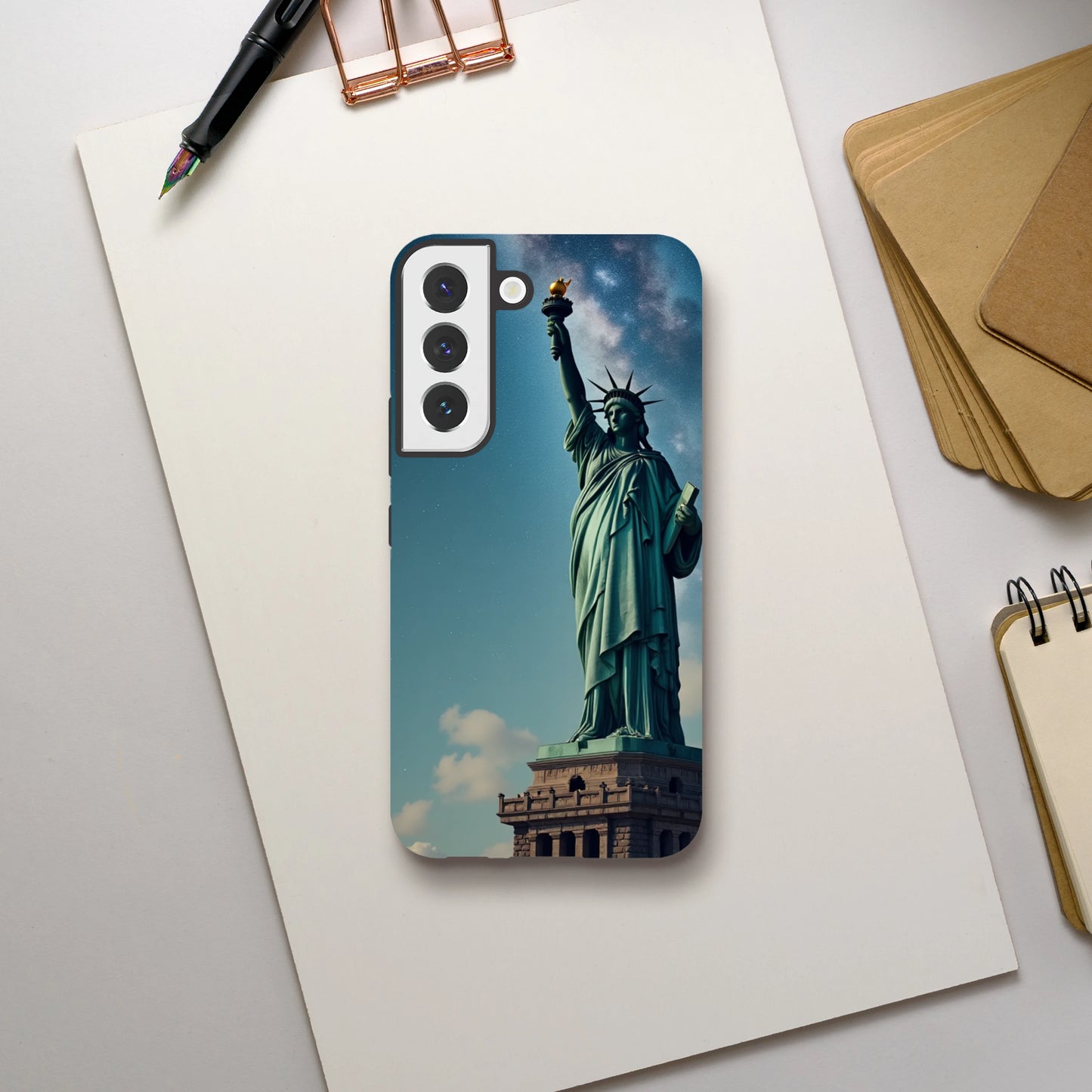 Luz Eterna sobre la Tierra  - Funda Dura Versión Samsung