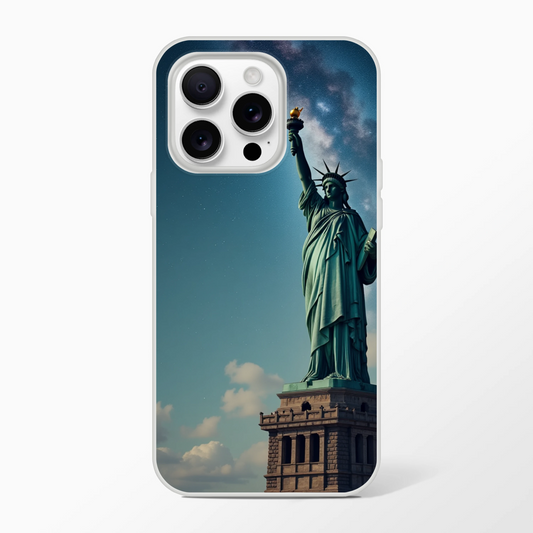 Luz Eterna sobre la Tierra - Funda Flexible Versión Iphone