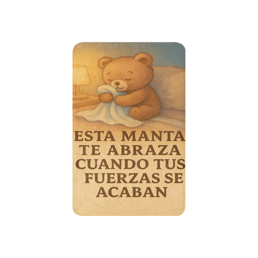 This Blanket Hugs You When Your Strength Fails - Premium Fleece Blanket for the True Cold