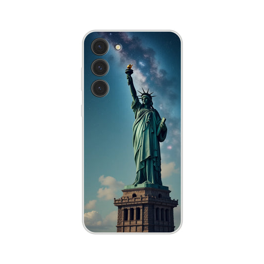 Luz Eterna sobre la Tierra - Funda Flexible Versión Samsung