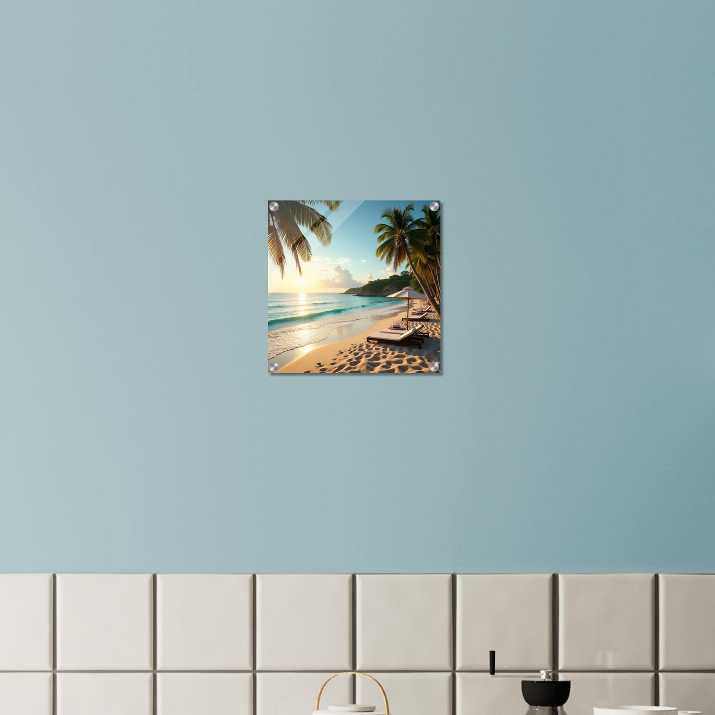 Warm Tranquility on the Shore 
