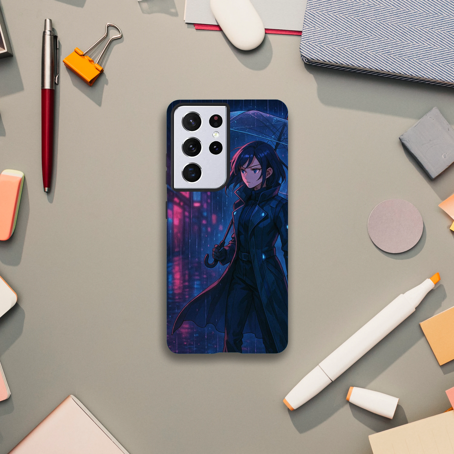 Bajo Lluvia Táctica- Funda Dura Versión Samsung