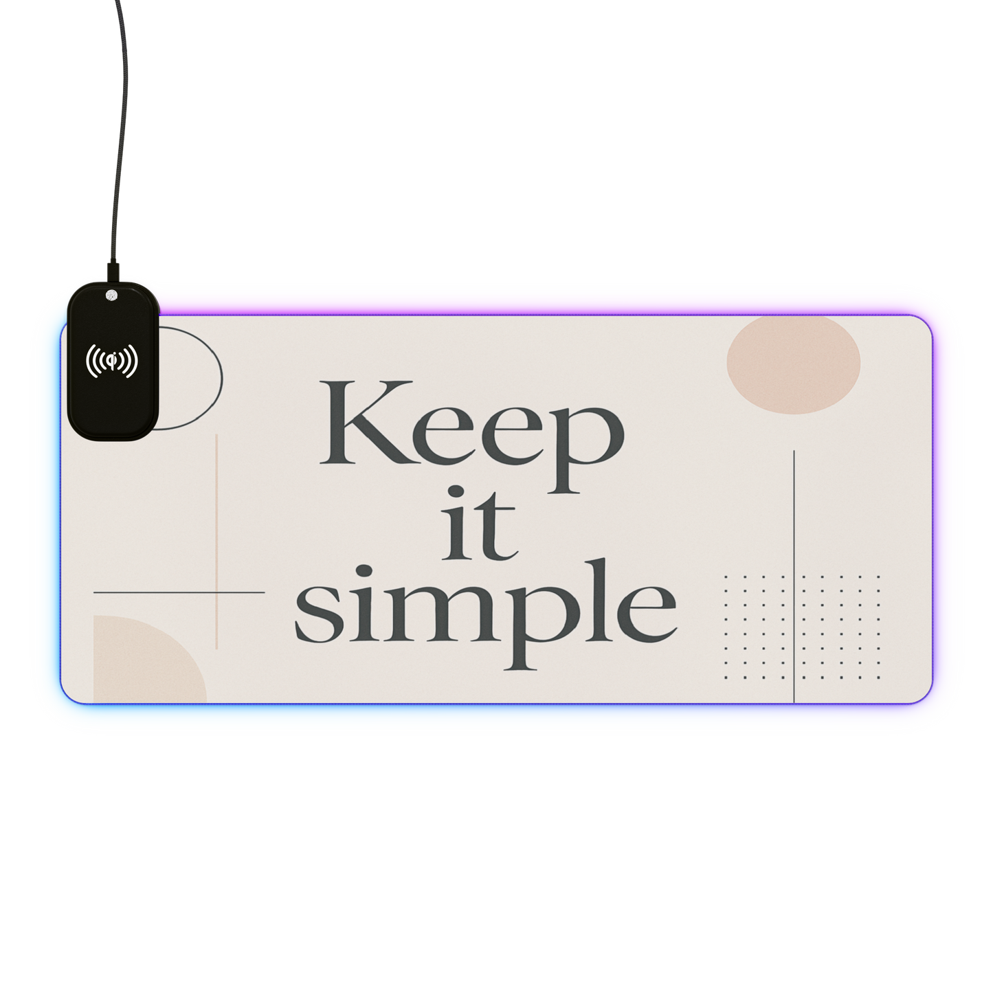 Keep It Simple - Modo Gaming con LED+ Cargador Inalámbrico