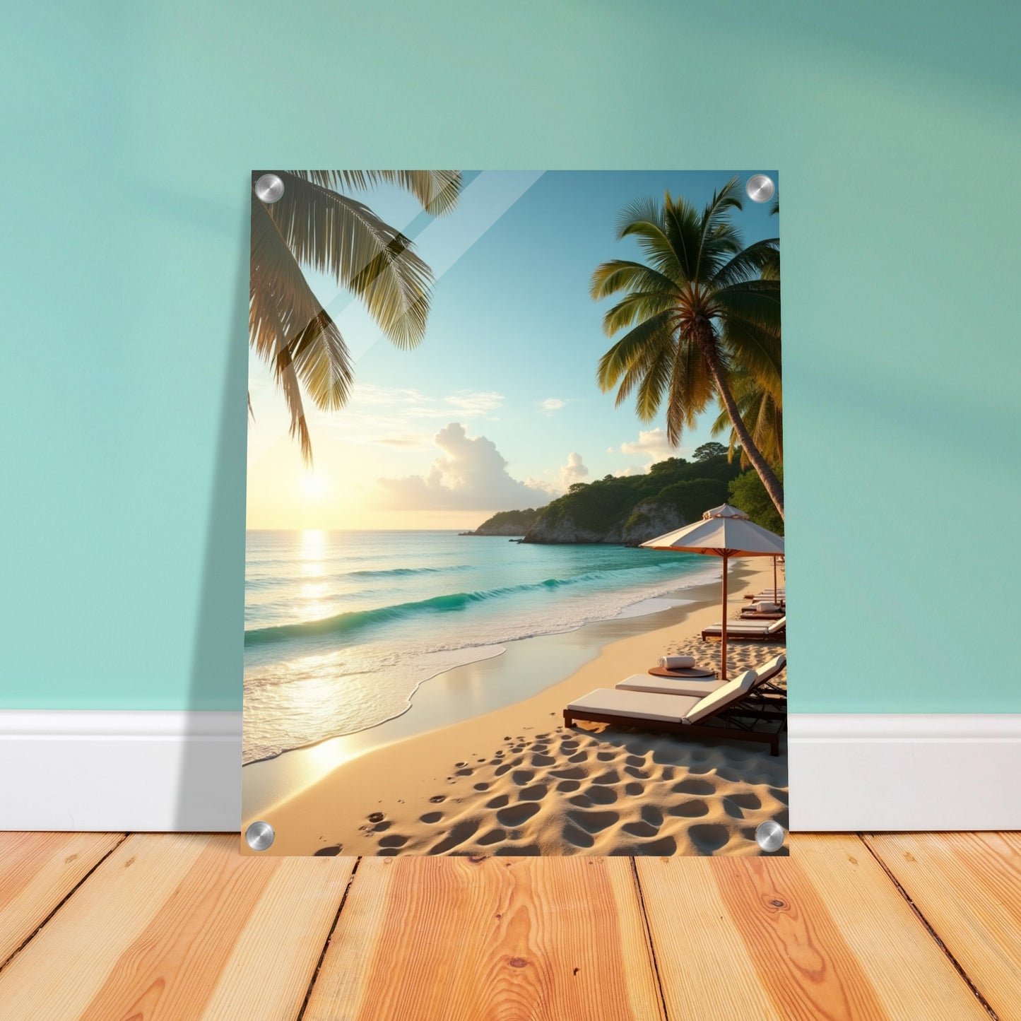 Warm Tranquility on the Shore 