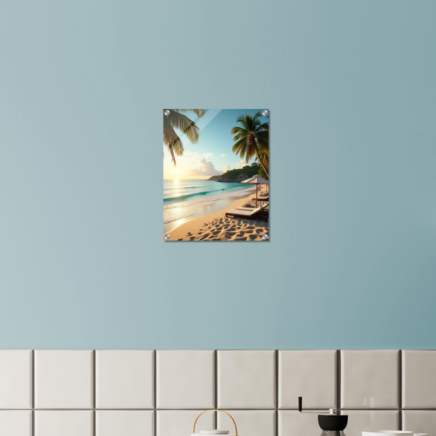Warm Tranquility on the Shore 