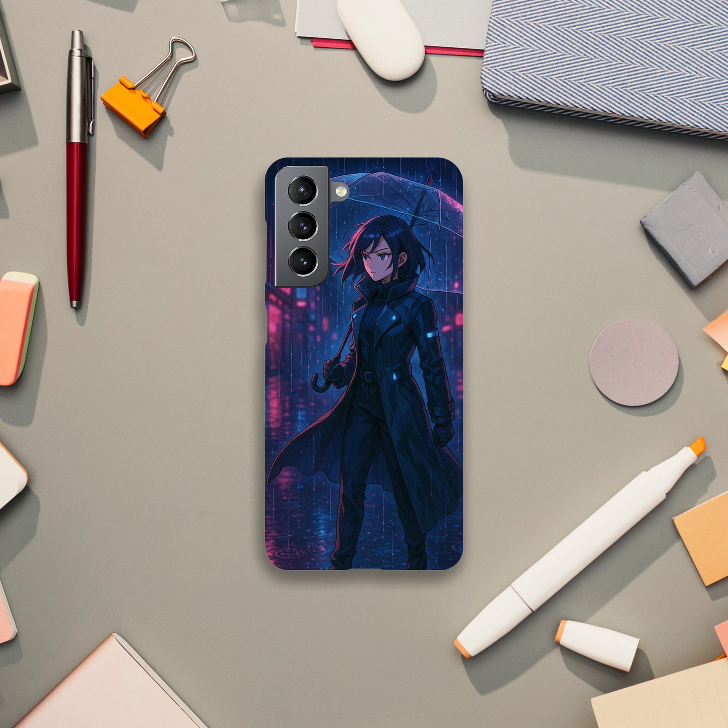 Bajo Lluvia Táctica - Funda Fina Versión Samsung