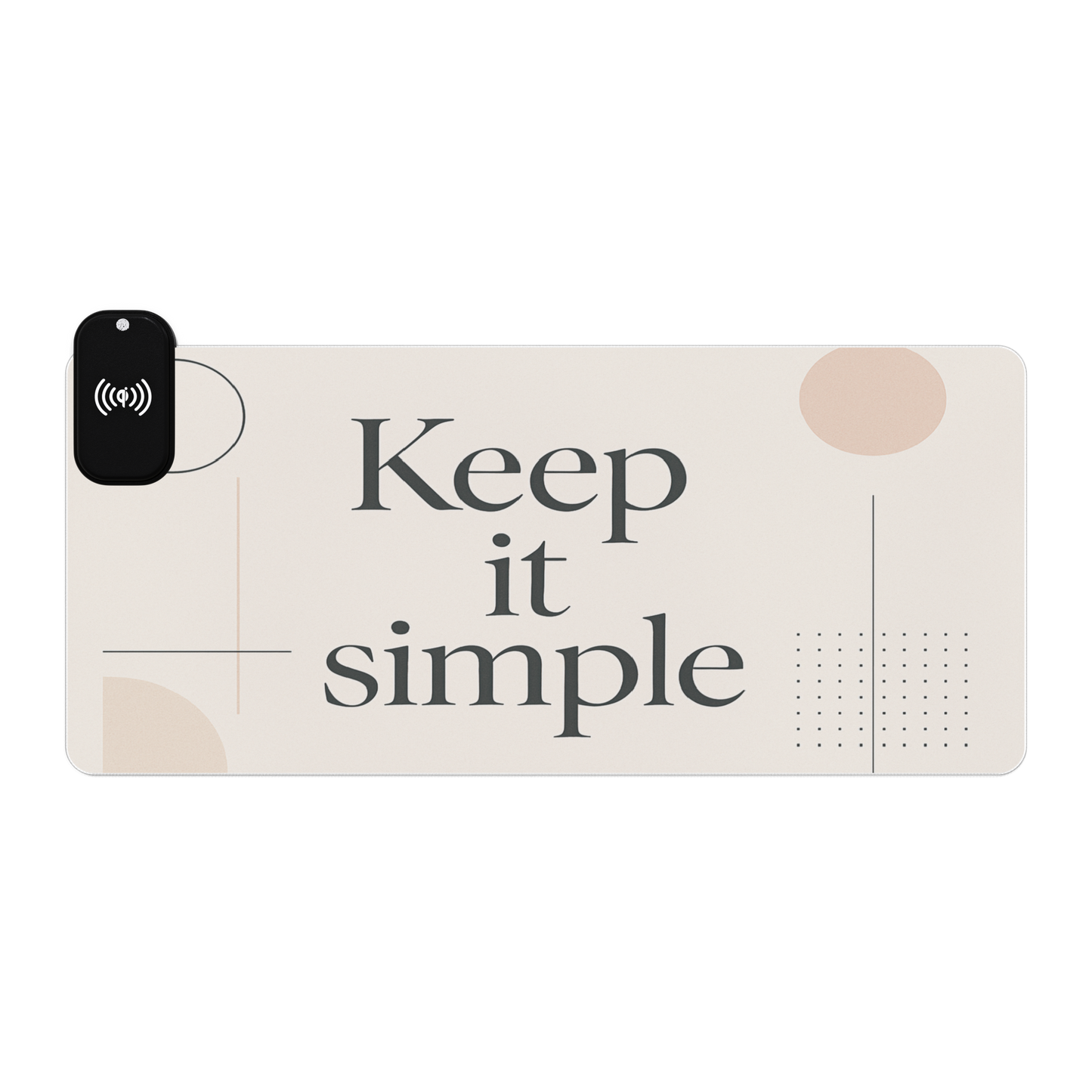 Keep It Simple - Modo Gaming con LED+ Cargador Inalámbrico