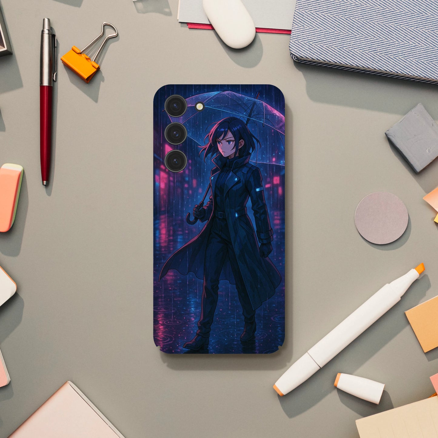Bajo Lluvia Táctica - Funda Fina Versión Samsung