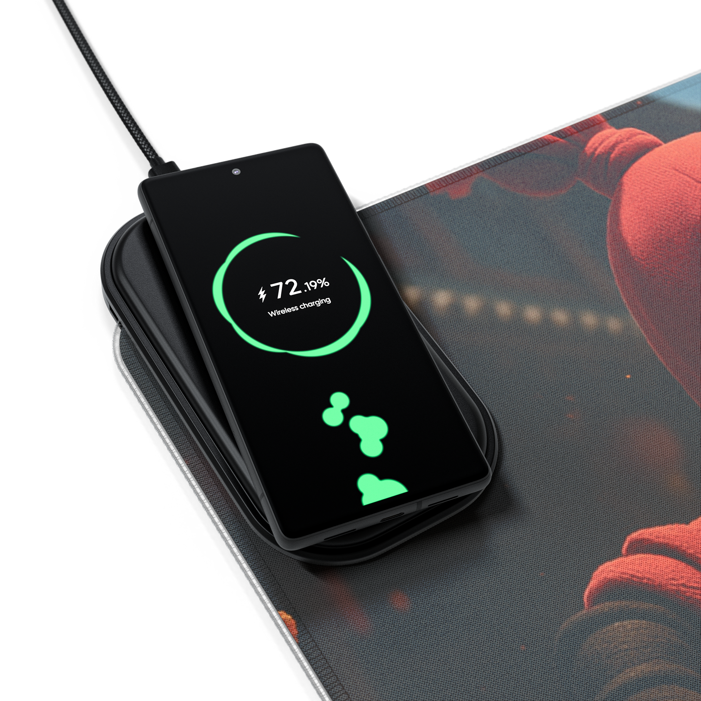 Ninja Nova - Gaming Mode with LED + Wireless Charger 
