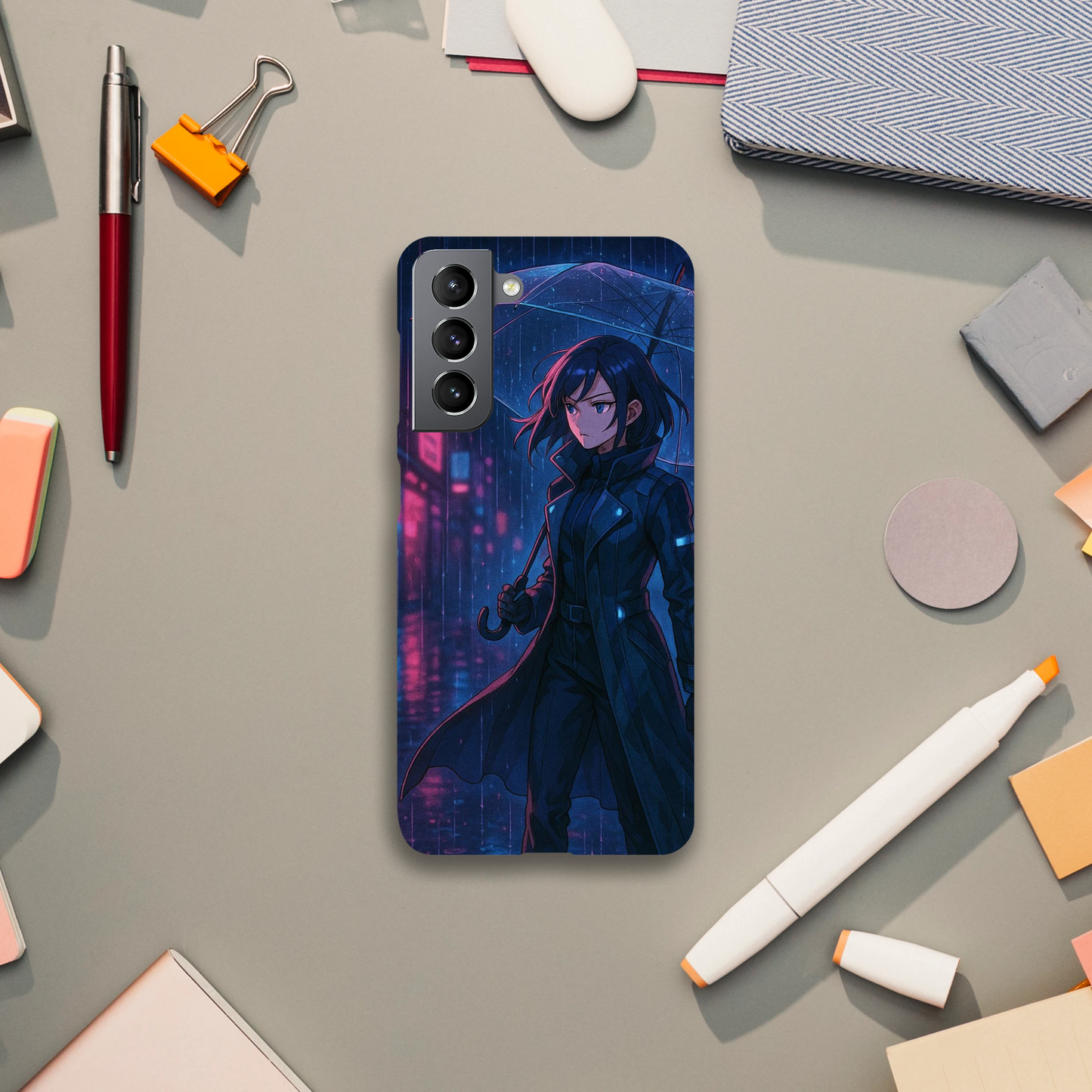 Bajo Lluvia Táctica - Funda Fina Versión Samsung