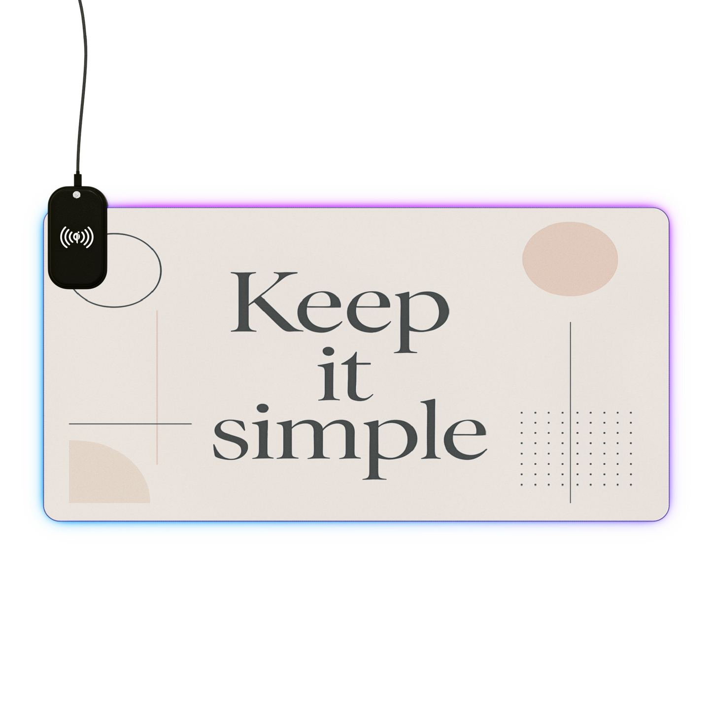 Keep It Simple - Modo Gaming con LED+ Cargador Inalámbrico