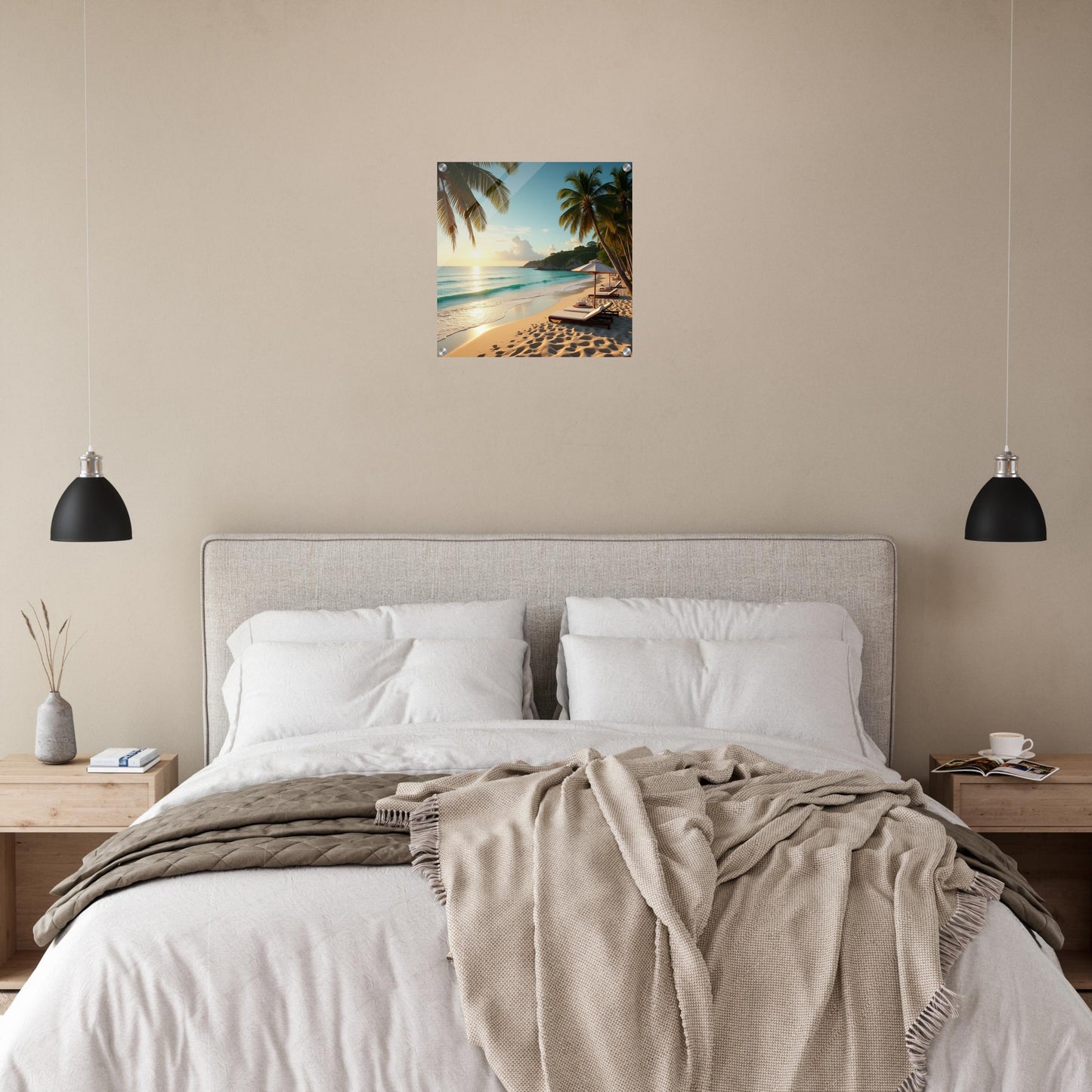 Warm Tranquility on the Shore 