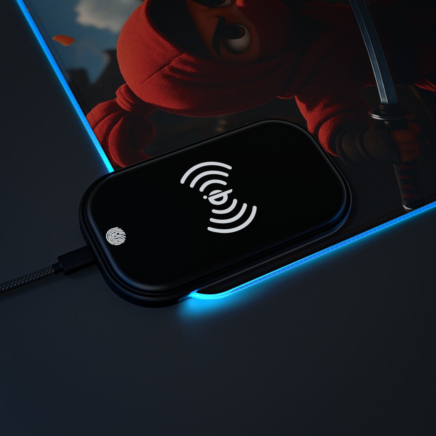 Ninja Nova - Gaming Mode with LED + Wireless Charger 