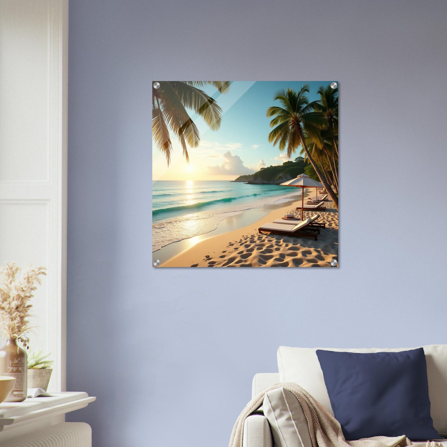 Warm Tranquility on the Shore 
