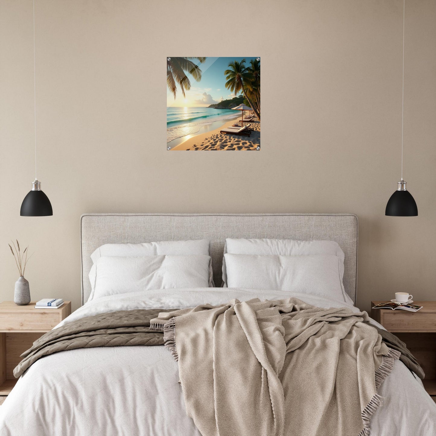 Warm Tranquility on the Shore 