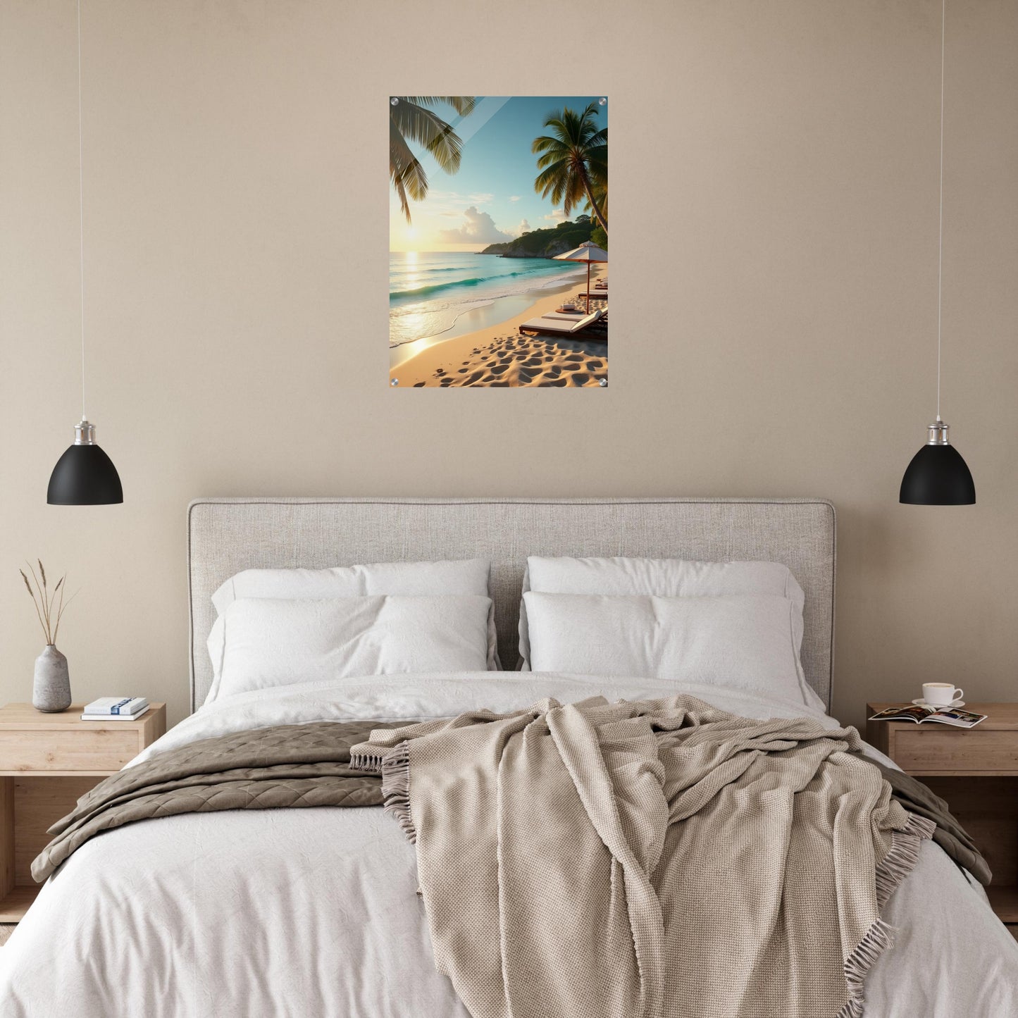 Warm Tranquility on the Shore 