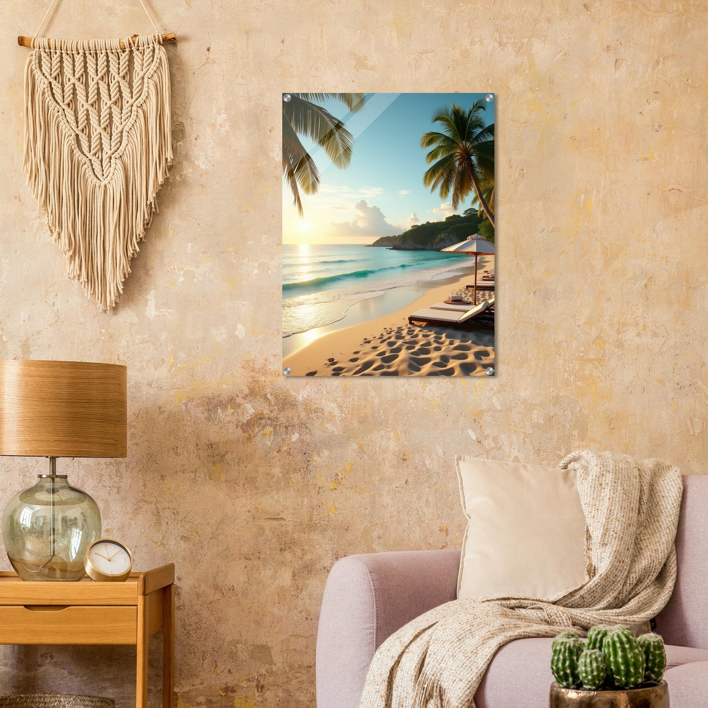 Warm Tranquility on the Shore 