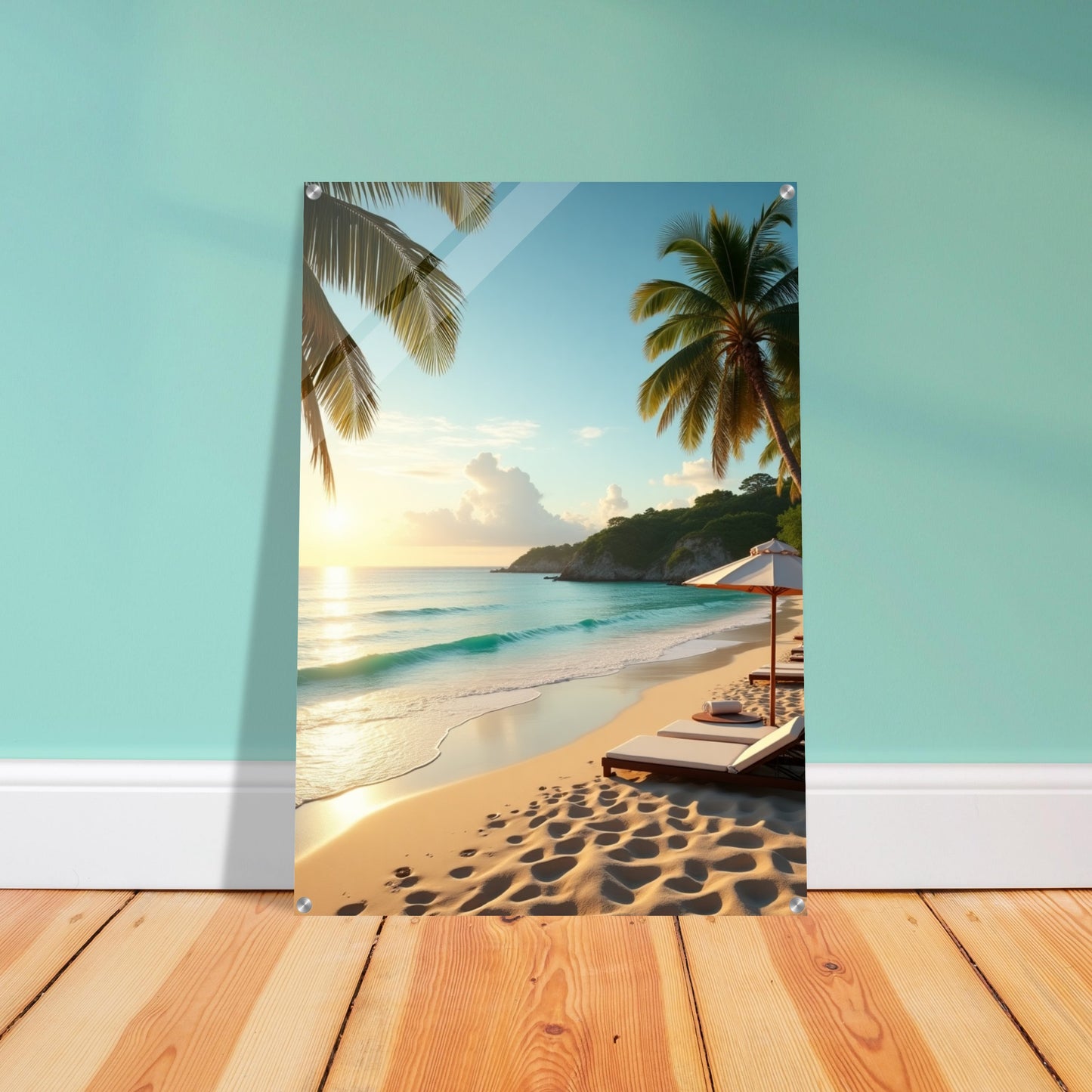 Warm Tranquility on the Shore 