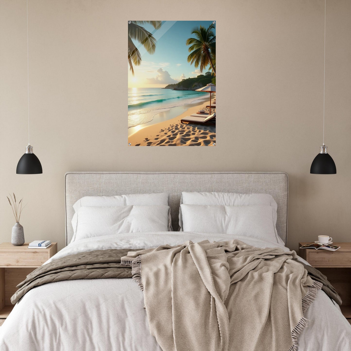 Warm Tranquility on the Shore 