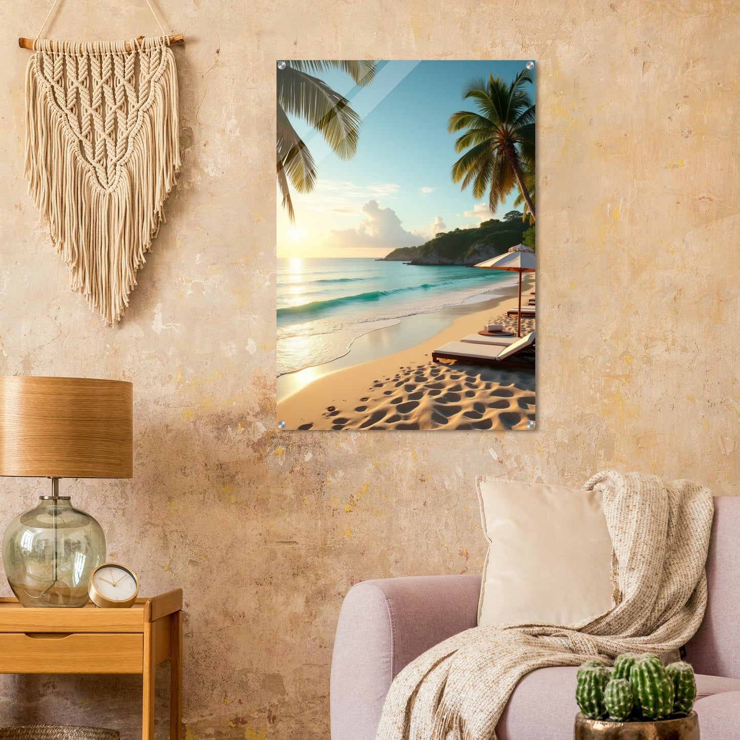 Warm Tranquility on the Shore 
