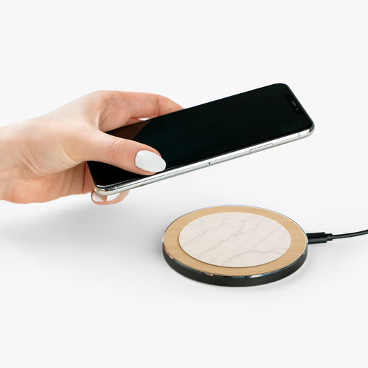 Marble Aura - Wireless Fast Charging Charger with LED 