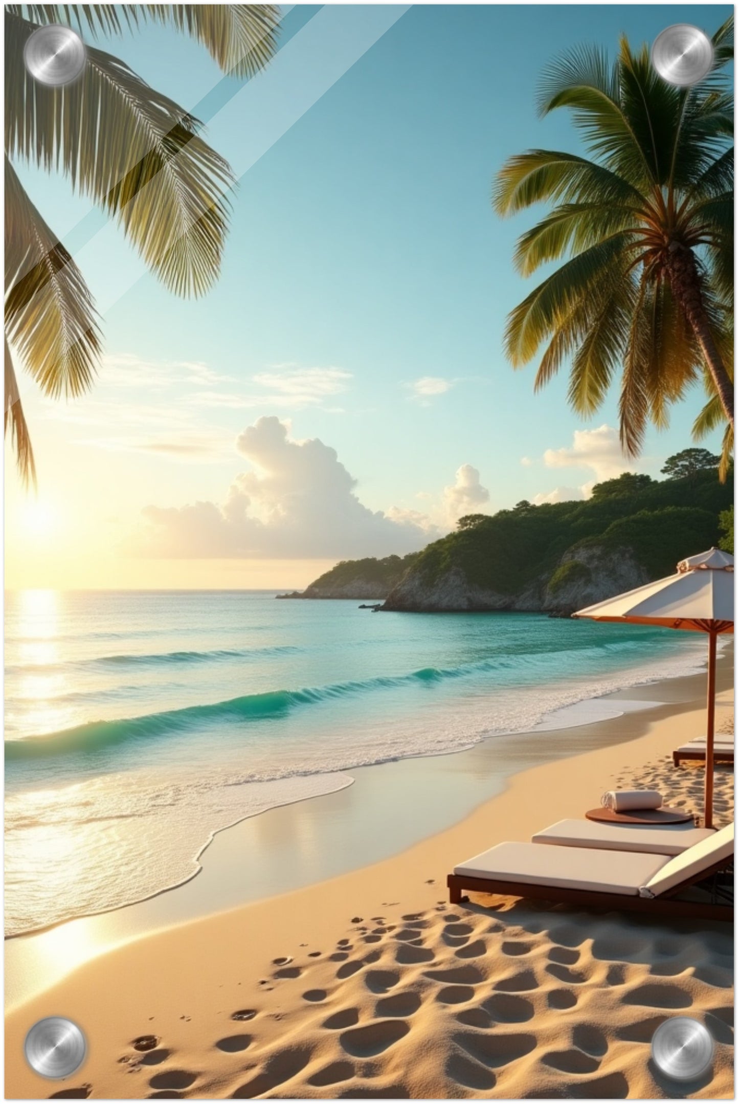 Warm Tranquility on the Shore 