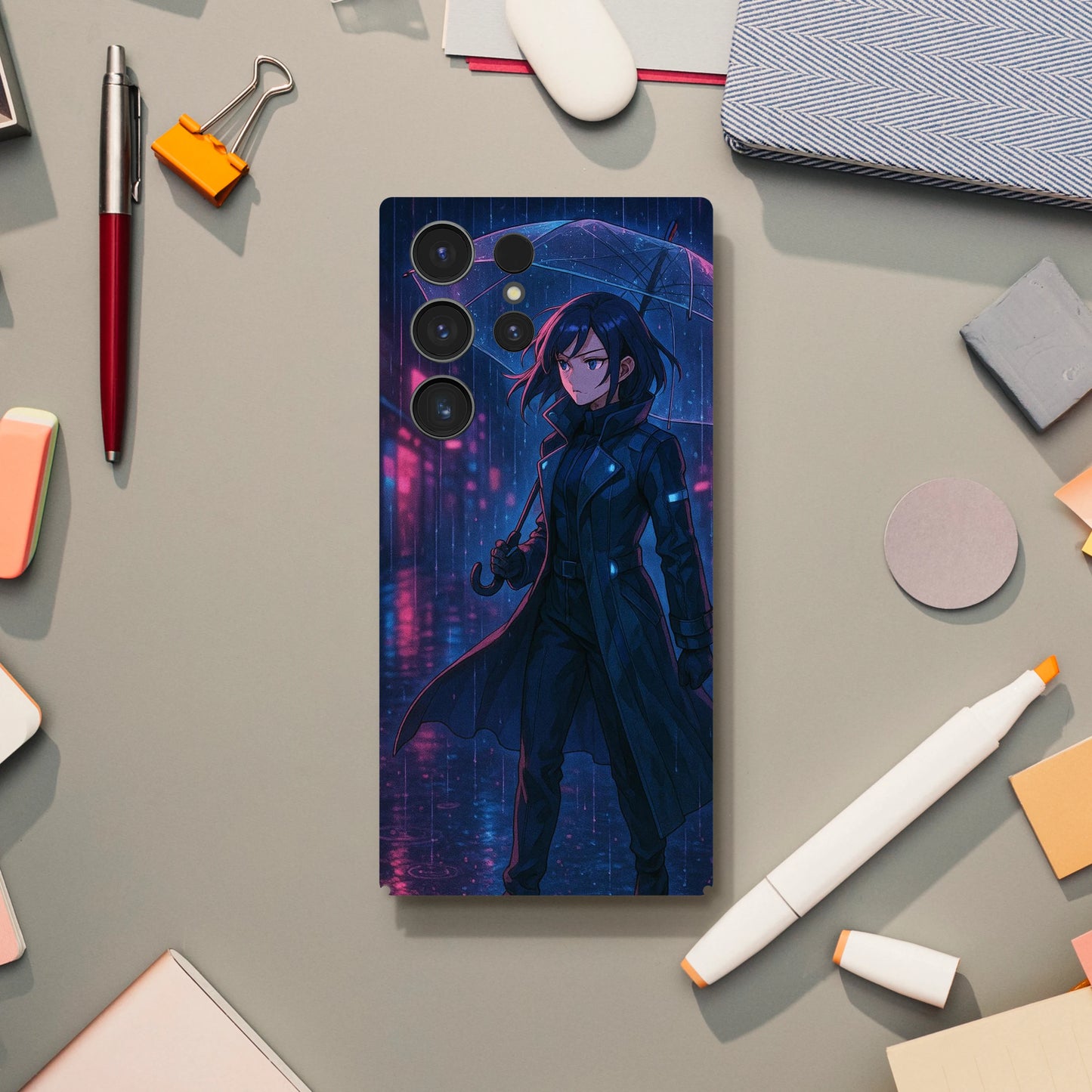 Bajo Lluvia Táctica - Funda Fina Versión Samsung