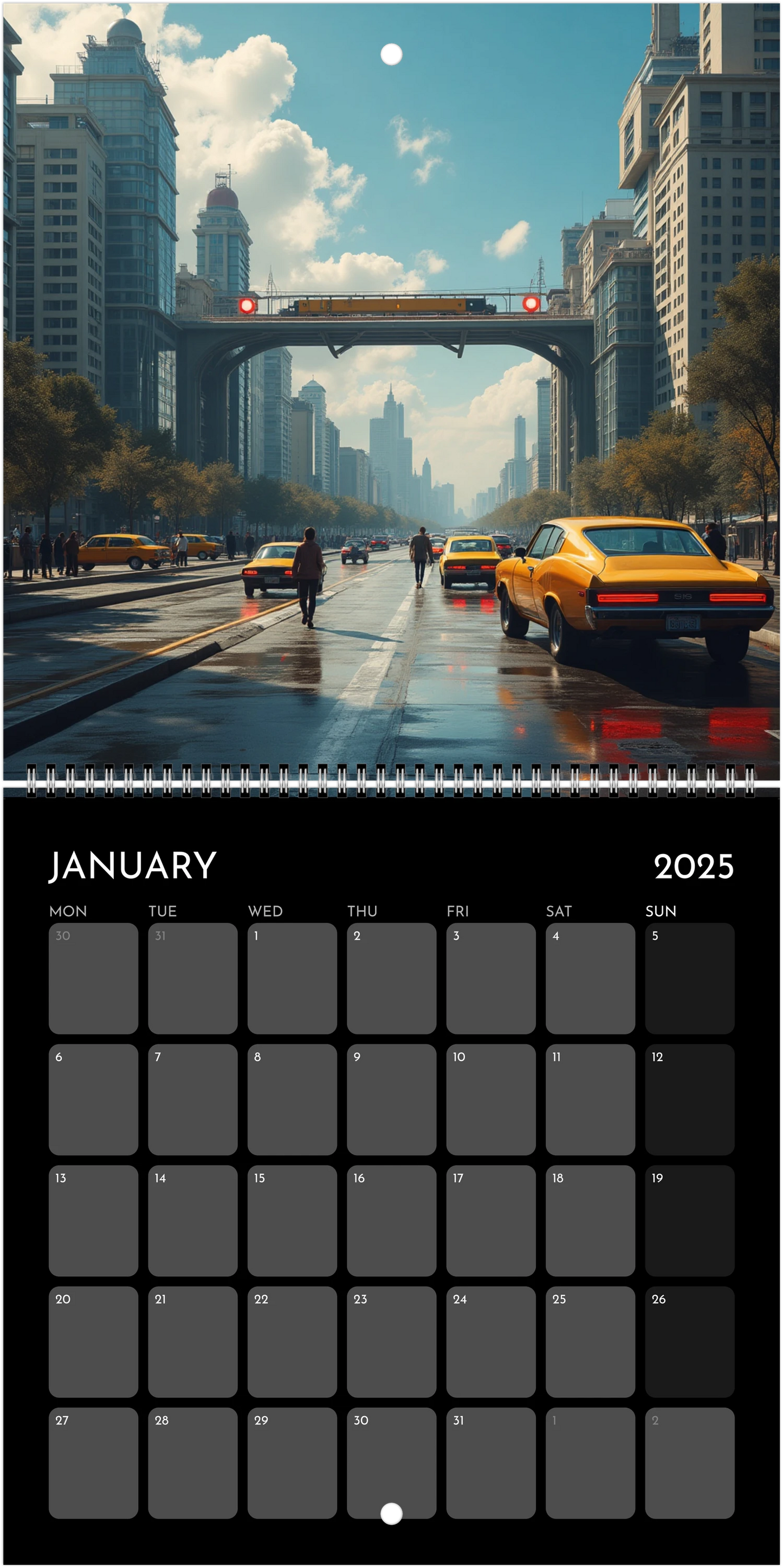 Trazos del Mundo - Calendario de Pared 2025