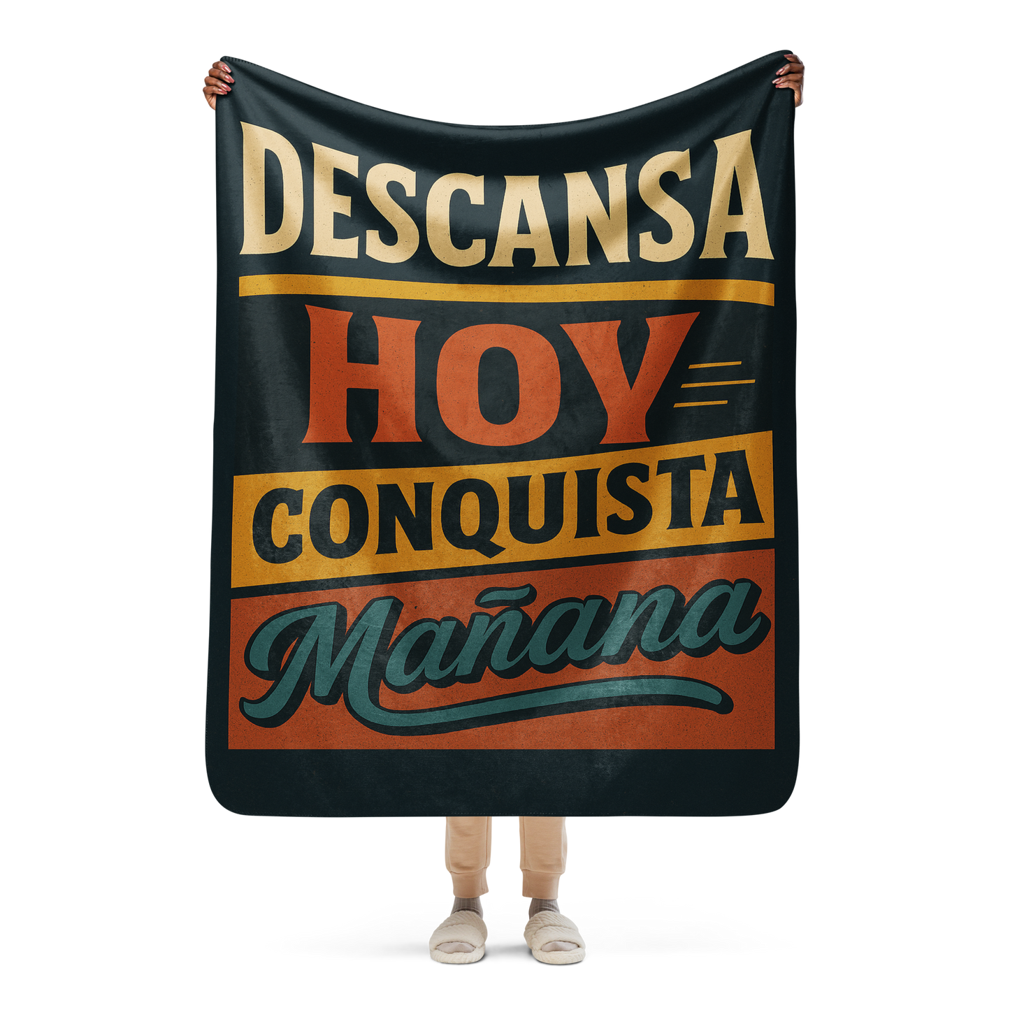 Descansa Hoy, Conquista Mañana - Manta Polar Premium para el Verdadero Frío