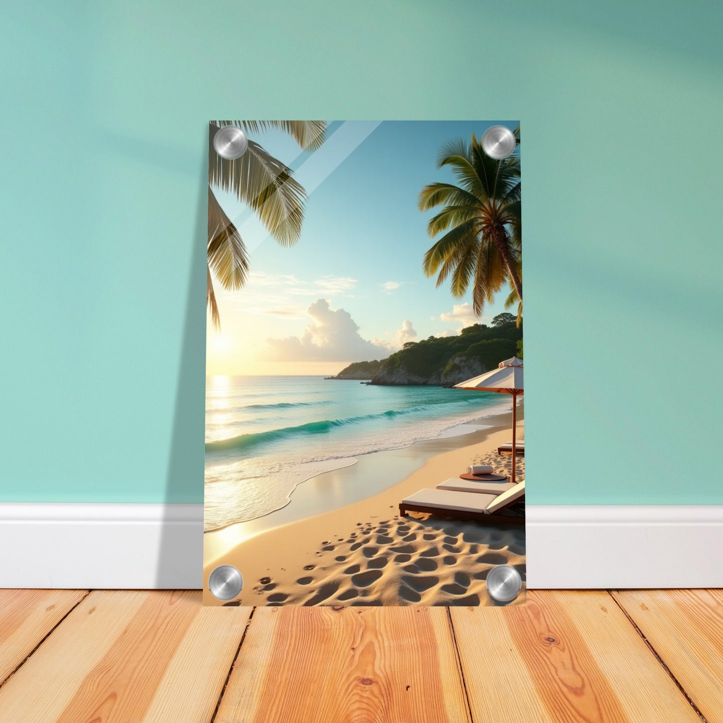 Warm Tranquility on the Shore 